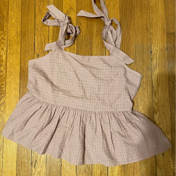 Madewell Tie Strap Tank - Picture 2 of 4